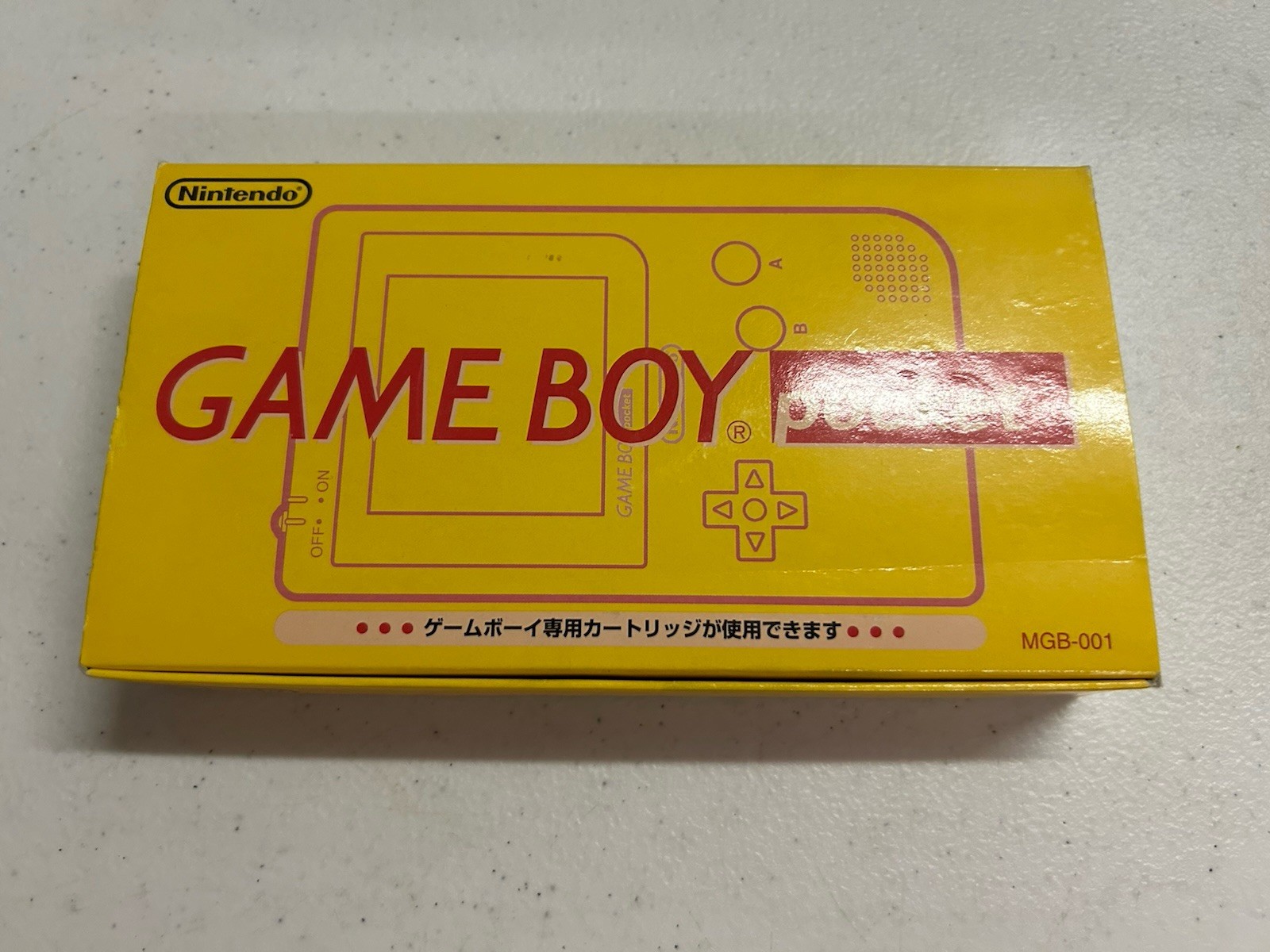 Nintendo Gameboy Pocket Console Yellow Japan GB with box US SELLER
