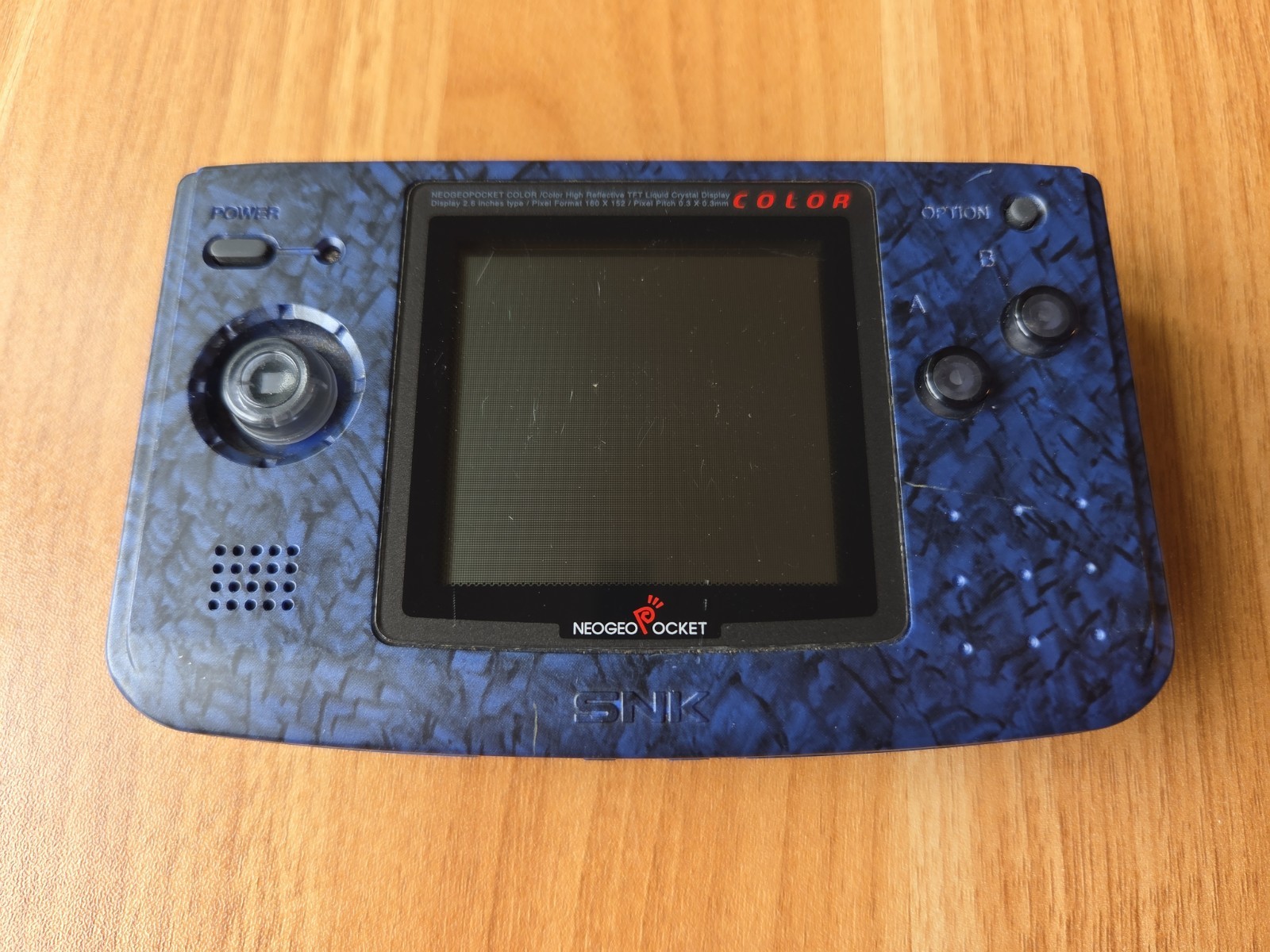 Neo Geo Pocket Color Console Stone Blue SNK Tested Great shape US SELLER