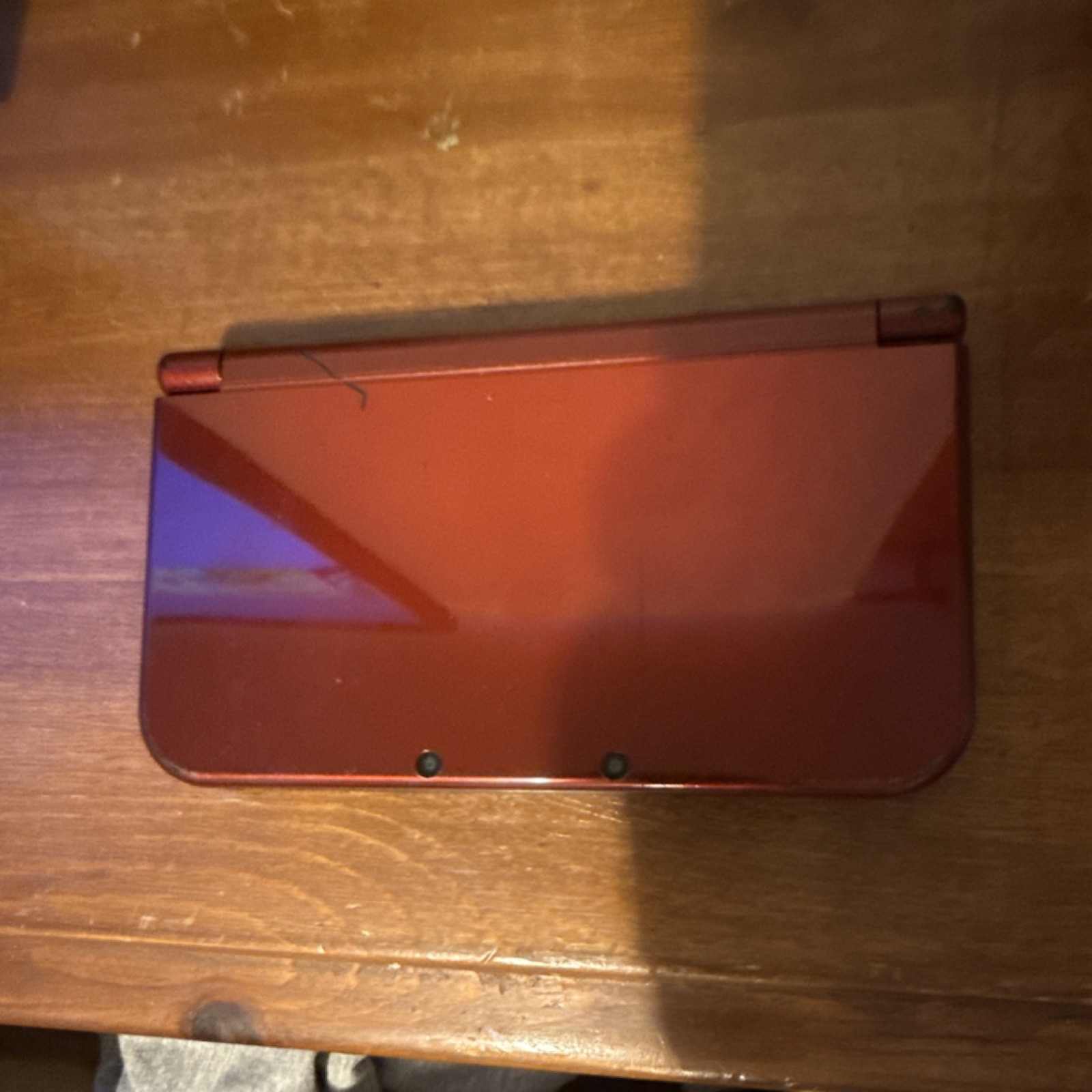 Nintendo 3DS XL Red Handheld System with 3D Audio Technology