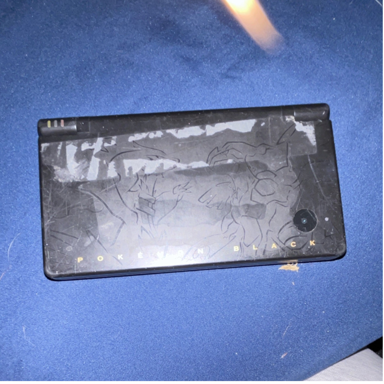 Nintendo DSi Pokemon Black Edition- CHARGER INCLUDED, NO STYLUS, WILL CLEAN