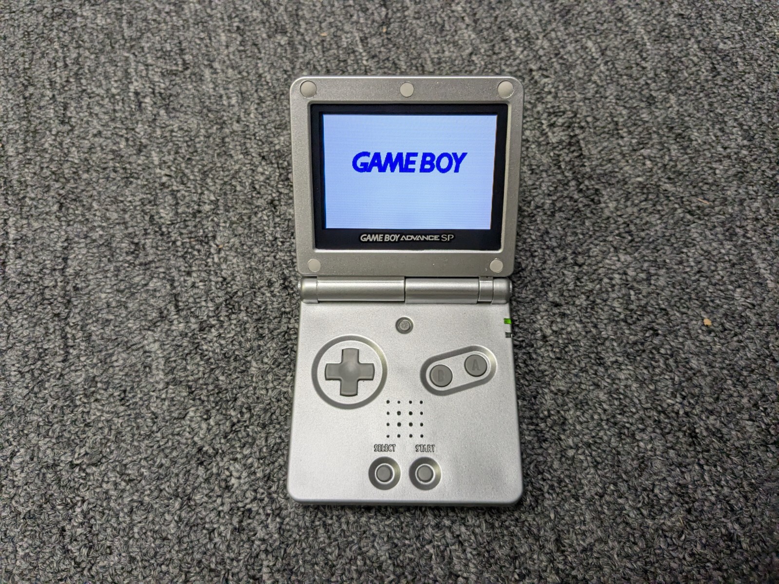 Nintendo Game Boy Advance SP AGS 101 Platinum Bright Version Backlit Restored!