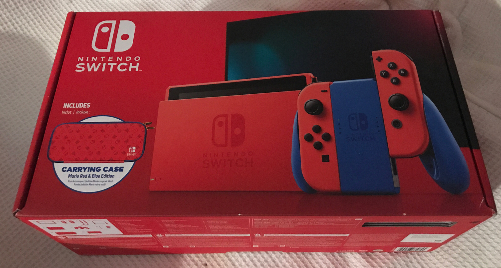 Nintendo Switch HAC-001(-01) Mario Red & Blue Edition – 32GB