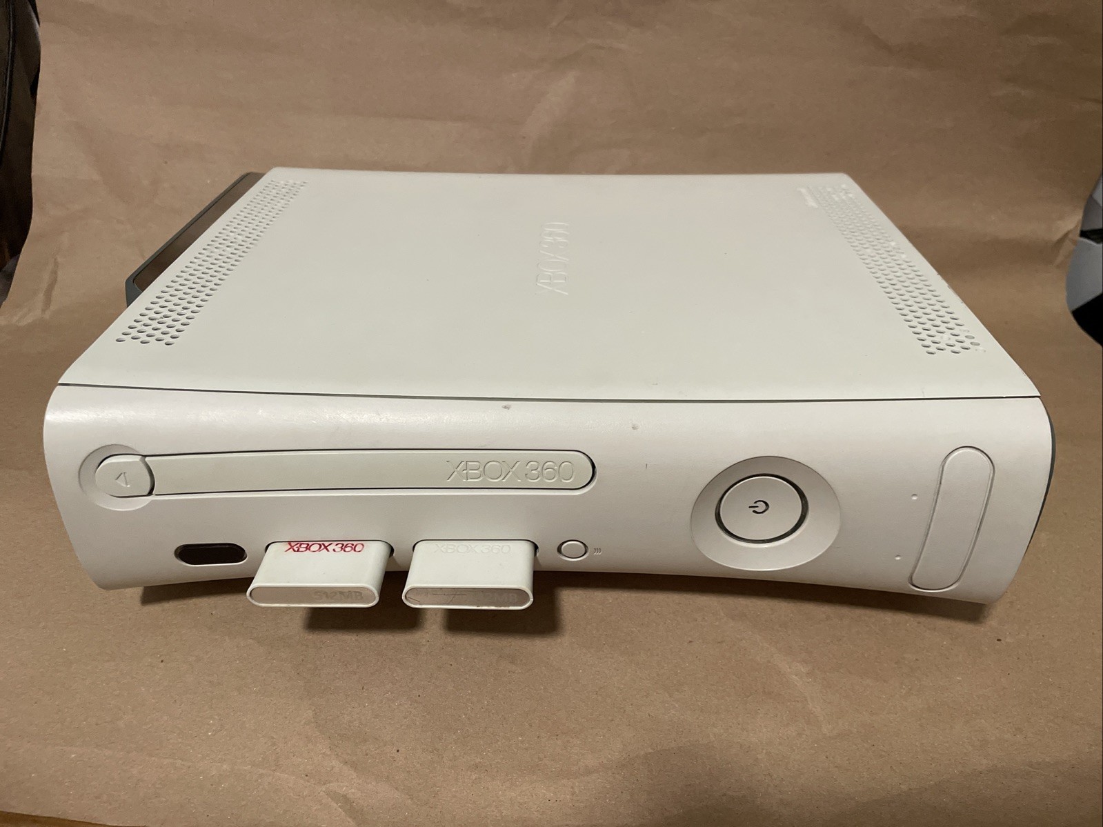 Parts, Broken, XBox 360 128 GB White Bundle Wireless N, Transfer And Power Cable