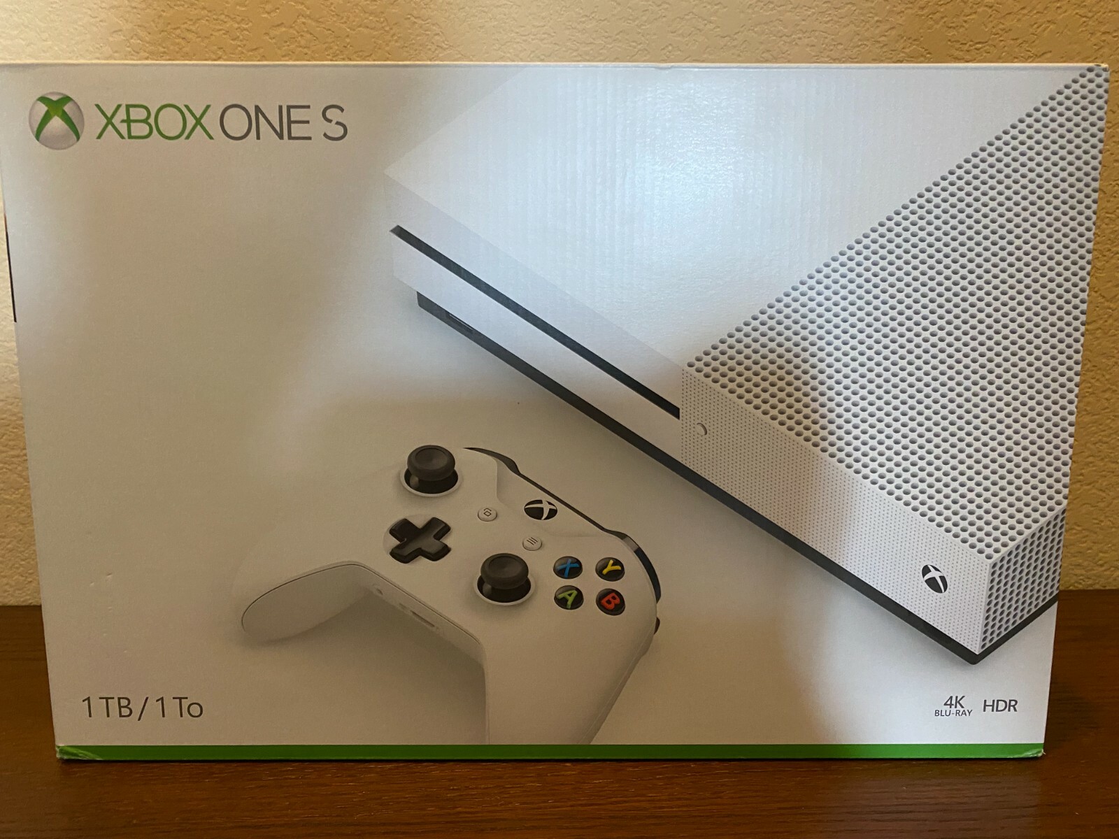 Factory Sealed Xbox One S 4K 1TB Console – White