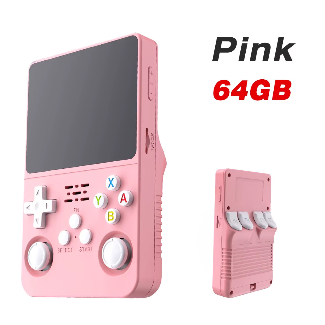 ARKOS R36S Retro Handheld Game Console – Linux System, 3.5-Inch IPS Screen, 64GB
