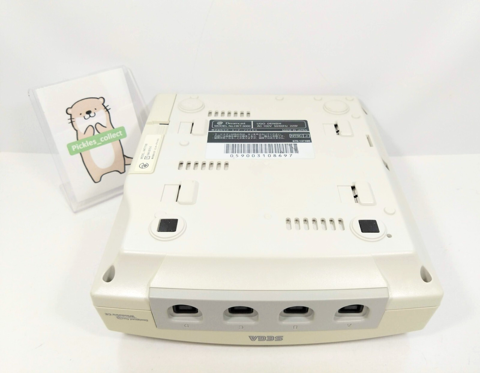 Dreamcast Console white HKT-3000 set Language Japanese Tested SEGA DC 0416J
