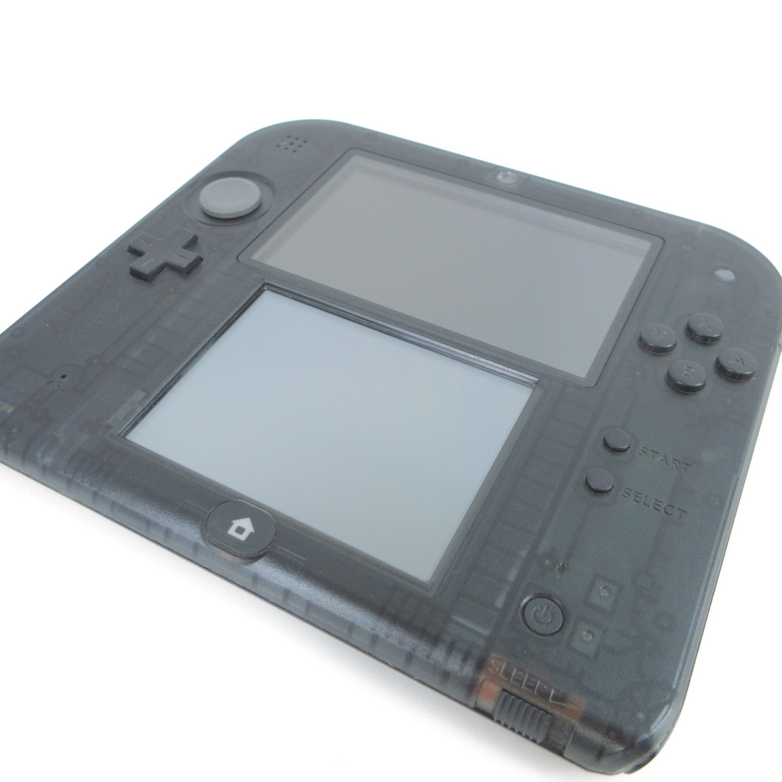 【Good】Nintendo 2DS Clear Black Console Japanese Edition #NET1106/04