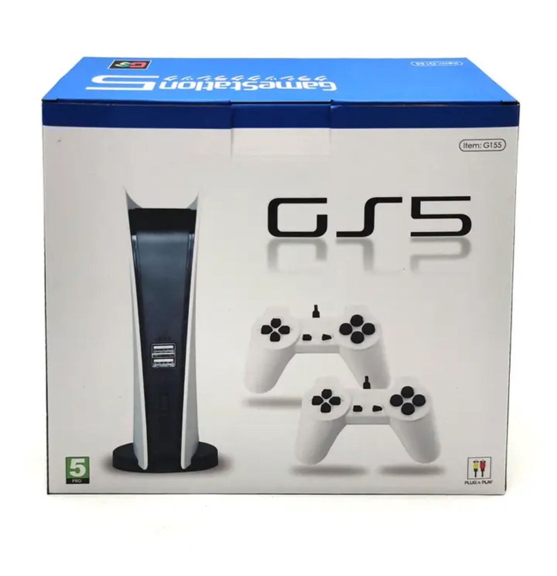 Brand New GS5 Gamestation 5 Console 200 Classic Retro Games USB Wired Free Ship