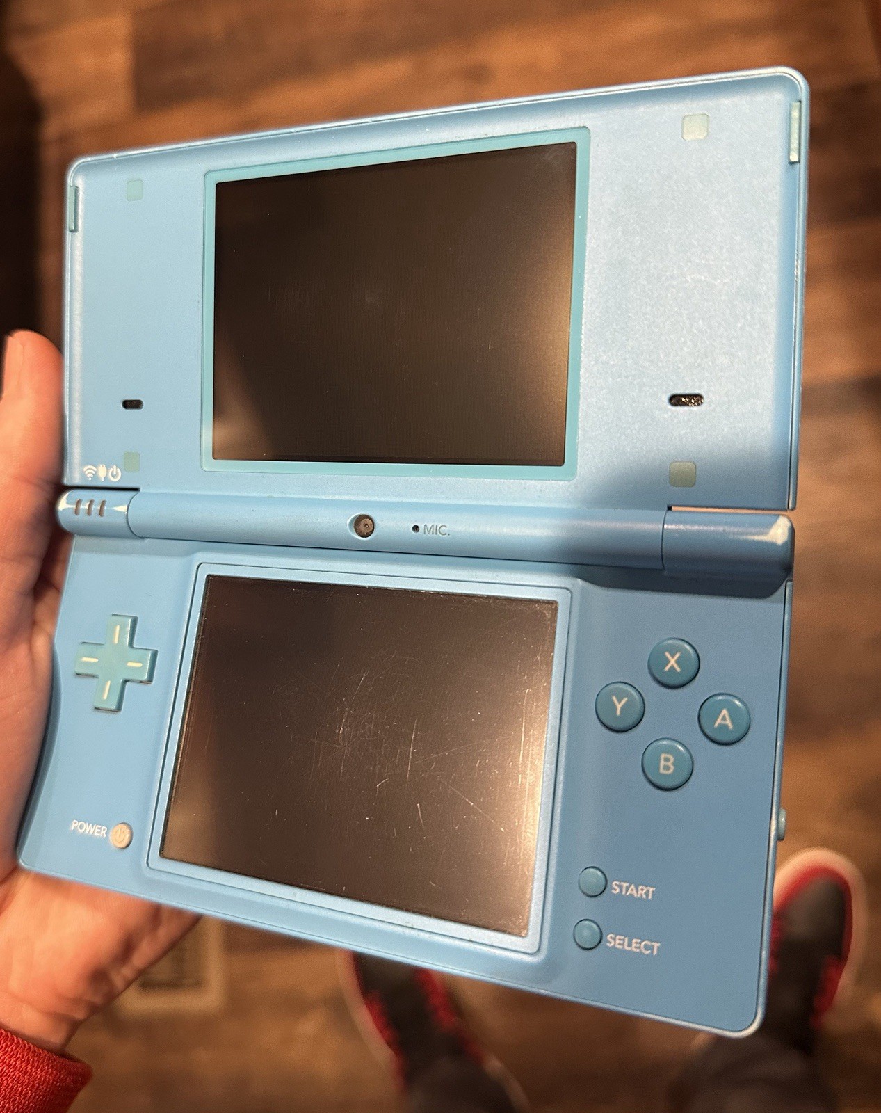 Nintendo DSi Blue Handheld w Charger Games Bundle Pokemon & More