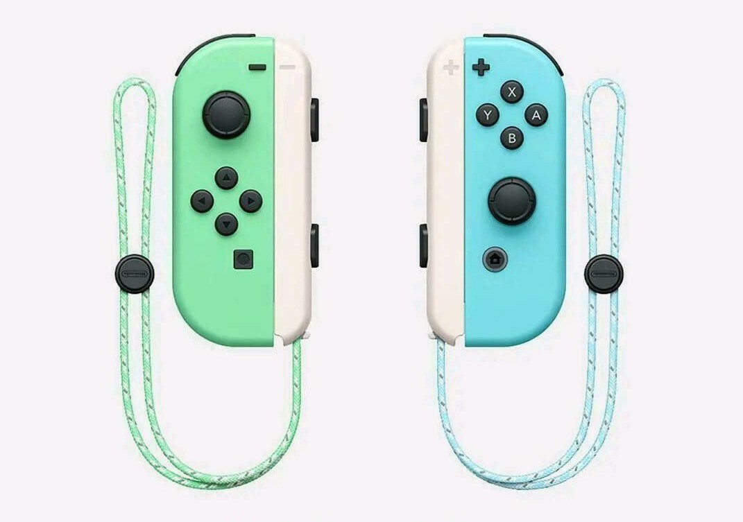 GENUINE OEM Animal Crossing Joy Cons Nintendo Switch JoyCon Controllers NEW