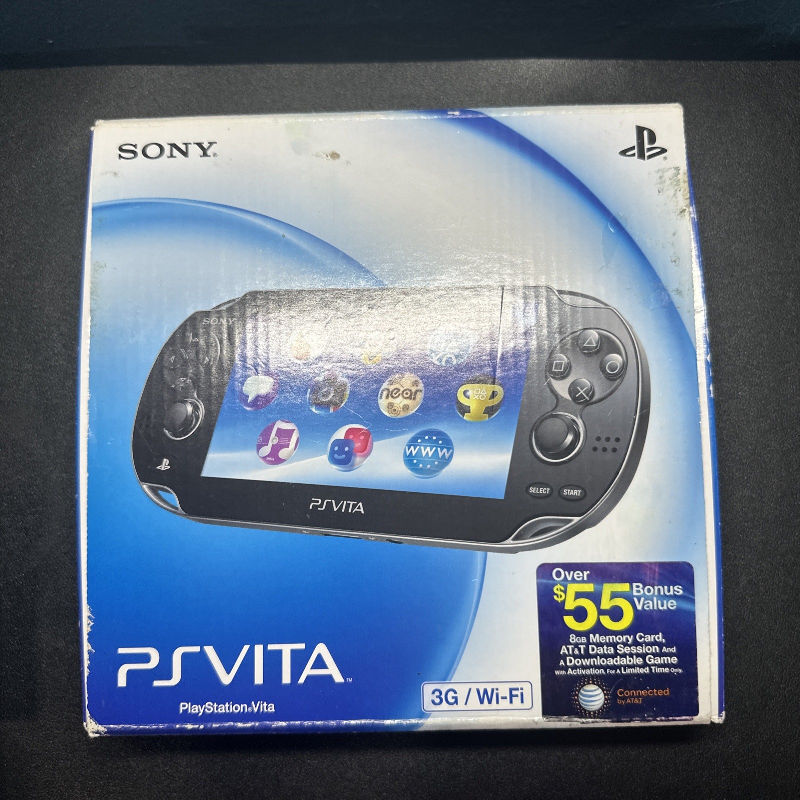 Sony PlayStation PS Vita PCH-1001 Handheld Console Black w/ Box Manual Case NTSC