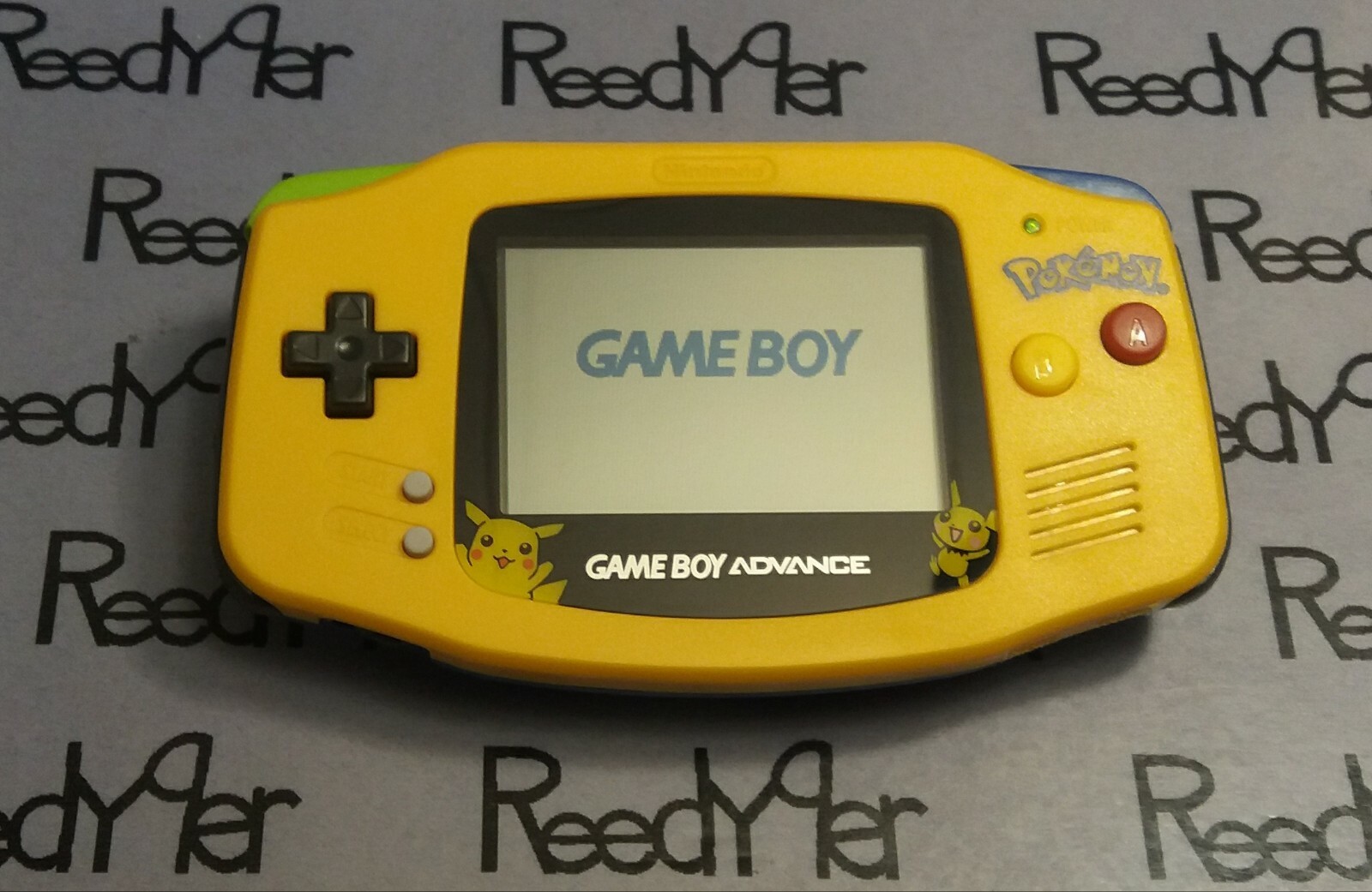 *MINT Pokemon Pikachu GameBoy Advance System Yellow & Blue Nintendo GBA Game boy