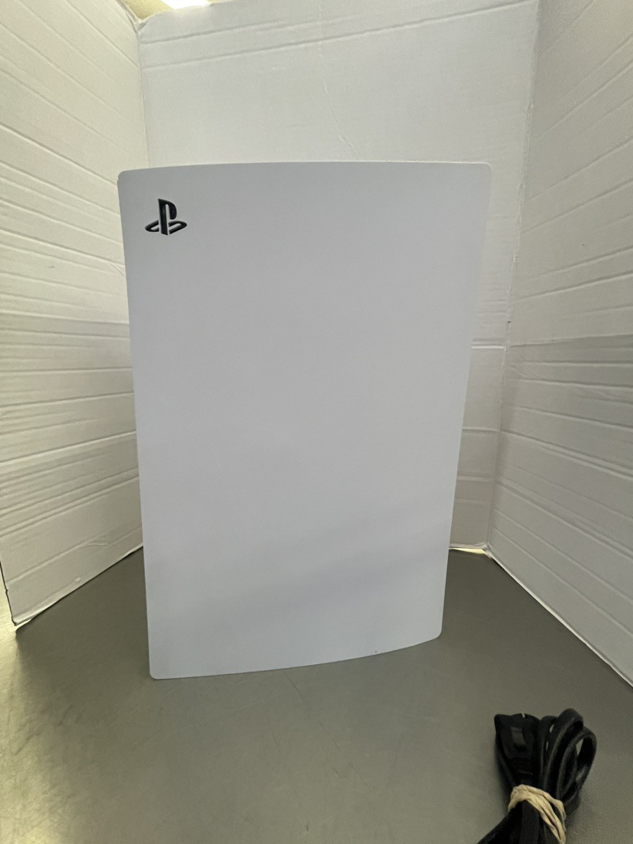 Sony PlayStation 5 Disc 825GB White Console Gaming System CFI-1115A (CJL007590)