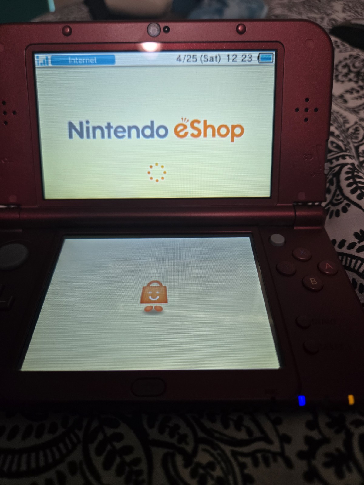 Dual IPS New Nintendo 3DS XL LL Metallic Red Console US MOTHERBOARD GREAT COND