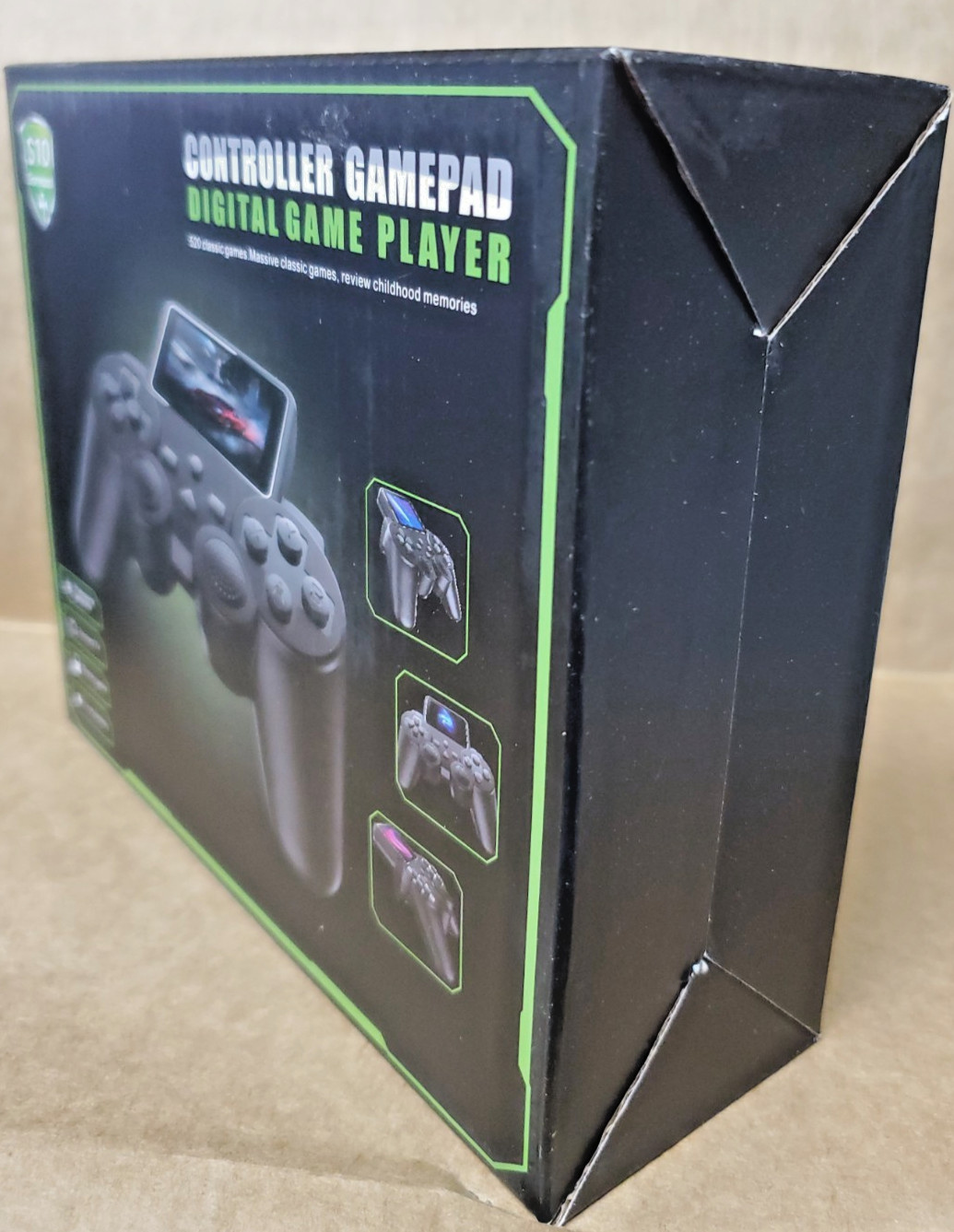 S10 Handheld Gamepad Controller Video Game Player, Black, 520 Built-In Games