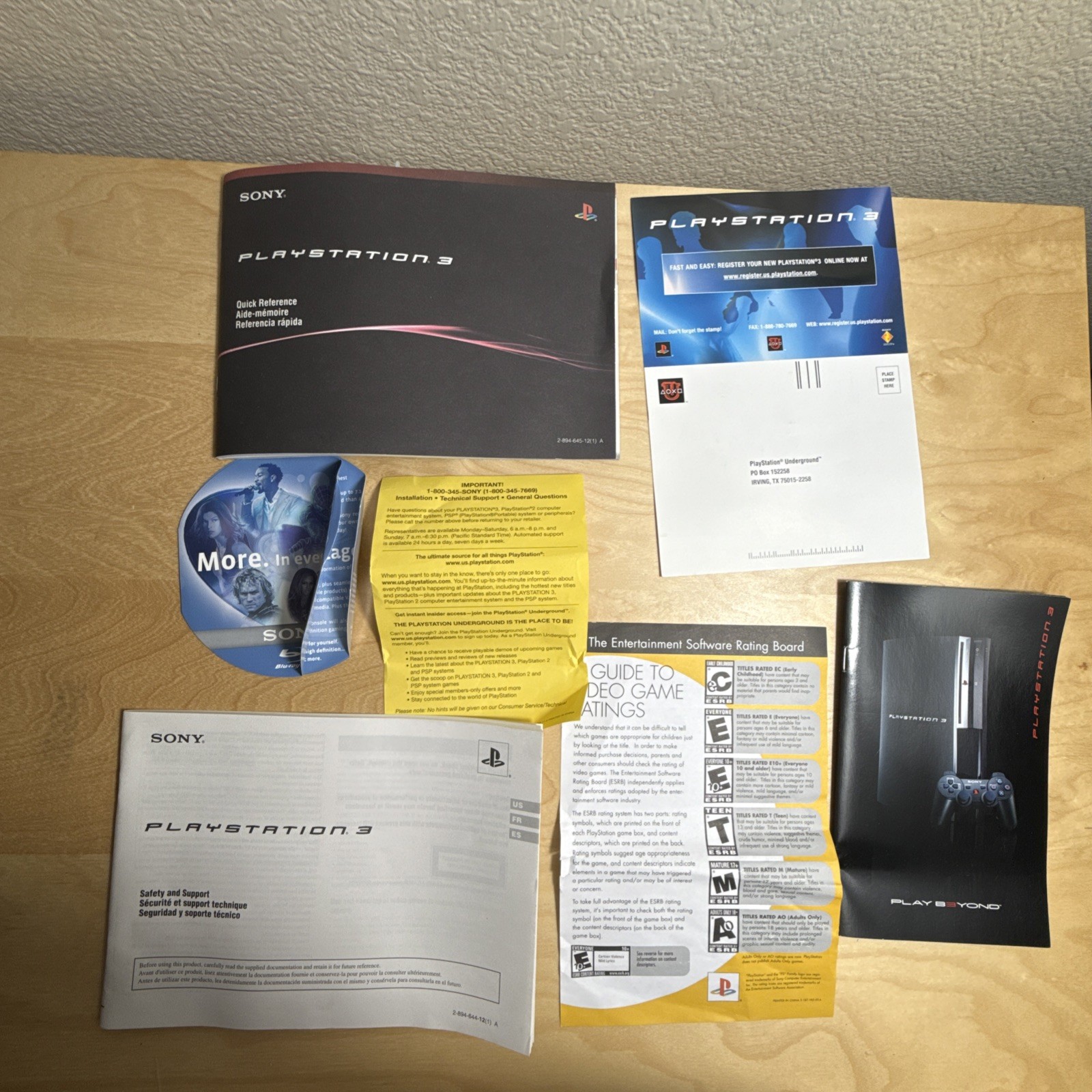 PlayStation 3 Backwards Compatible PS3 CECHA01 60GB With Original Box Tested