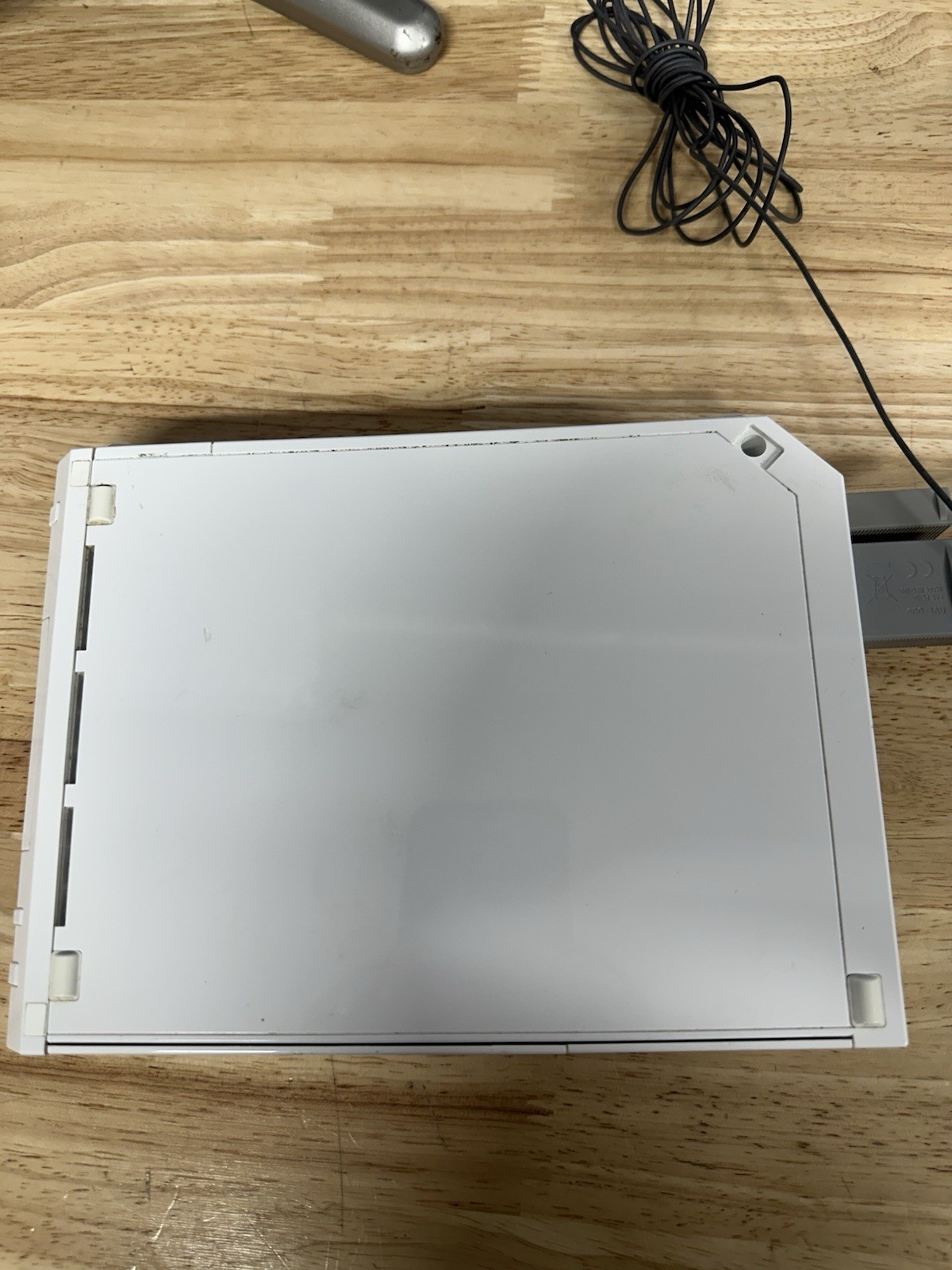 Nintendo Wii Console RVL-001 Accessories 1 Remote Cables White GameCube Ports