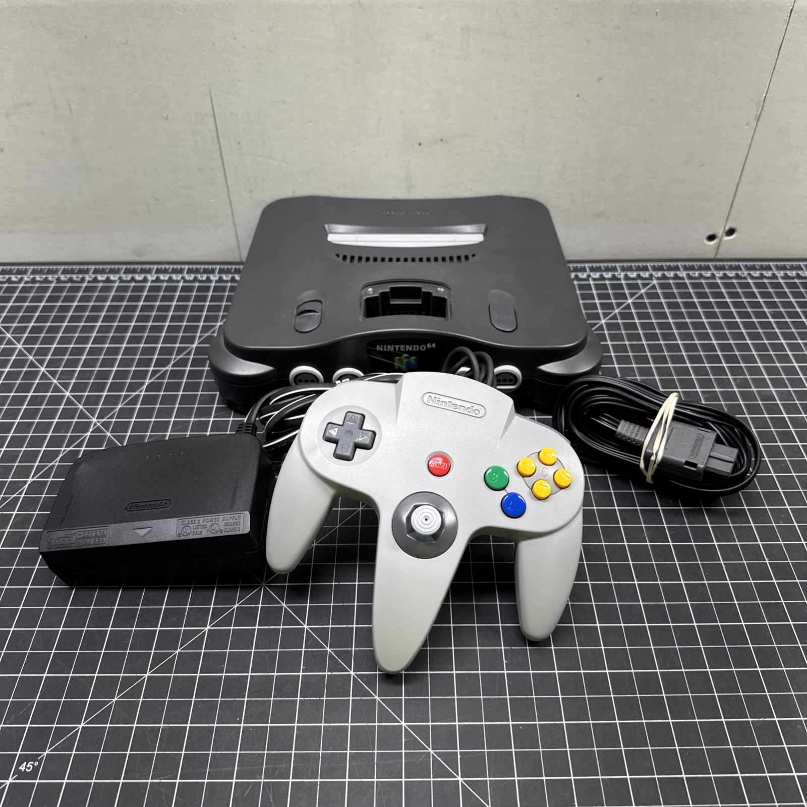 Nintendo N64 Console Only NUS-001(USA) *No Jumper* MISSING Jumper DOOR E2