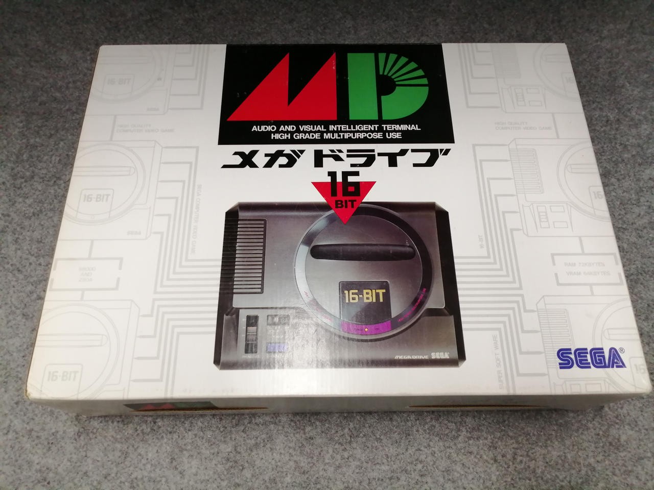 SEGA Mega Drive HAA-2510 Genesis Console NTSC-J Tested Working Japan Vintage