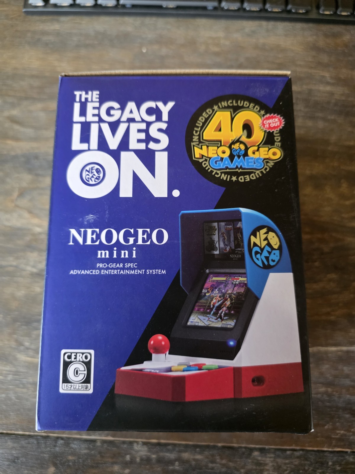 NEOGEO mini Japan Game Console SNK neo geo Japanese 40th Anniversary NEW