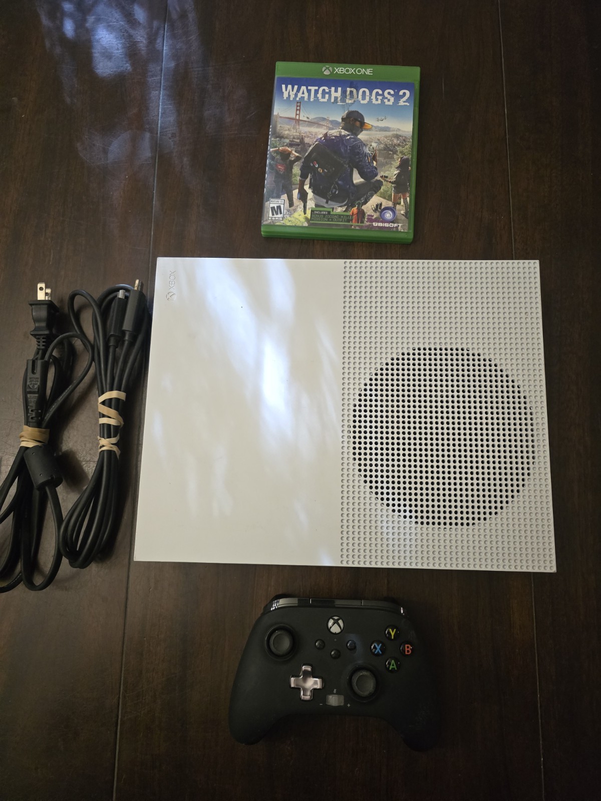 Microsoft Xbox One S Console Bundle w/ Wireless Controller And 1 Game