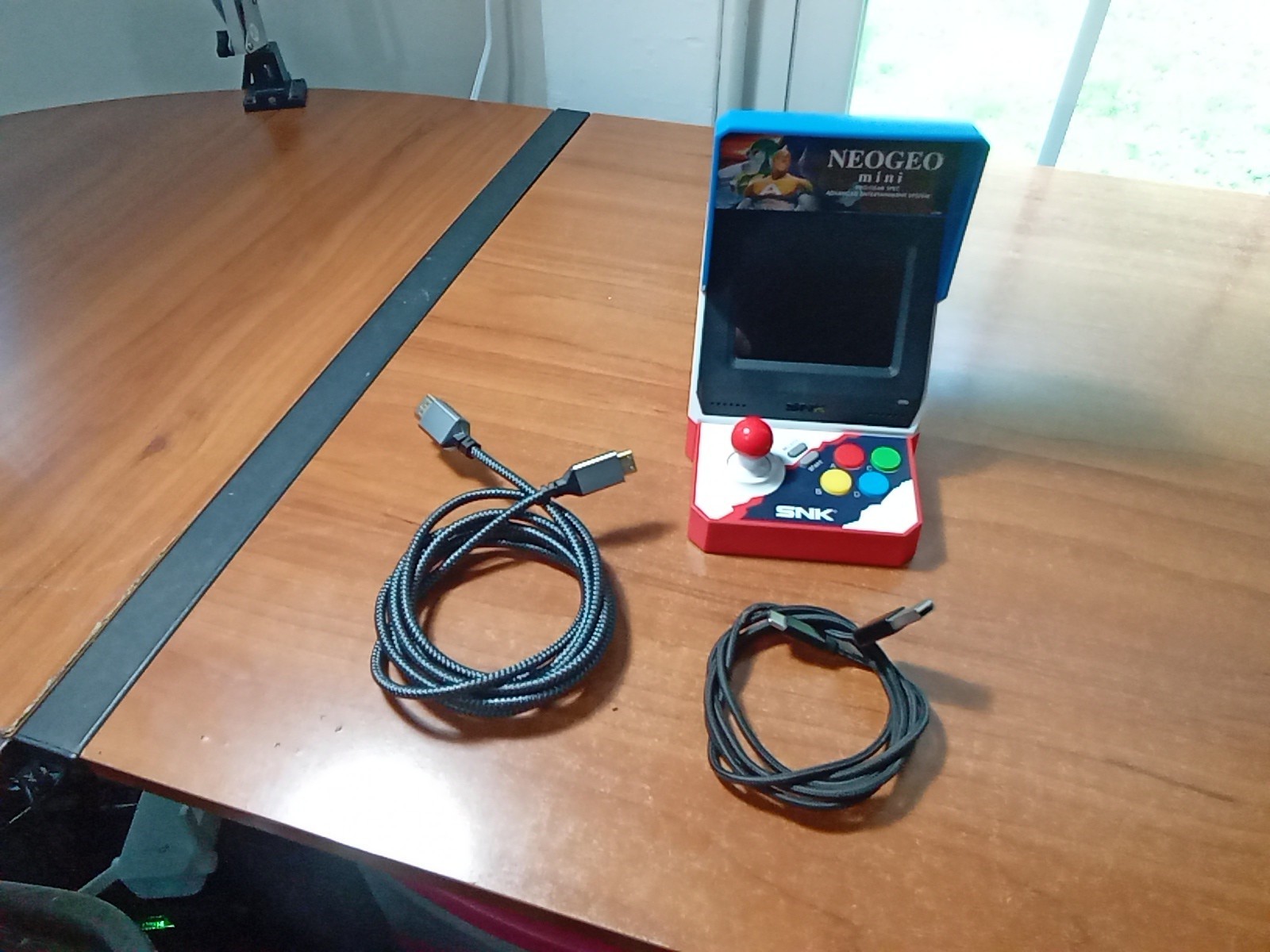 SNK NEOGEO Mini Game Console + Hookups *TESTED*