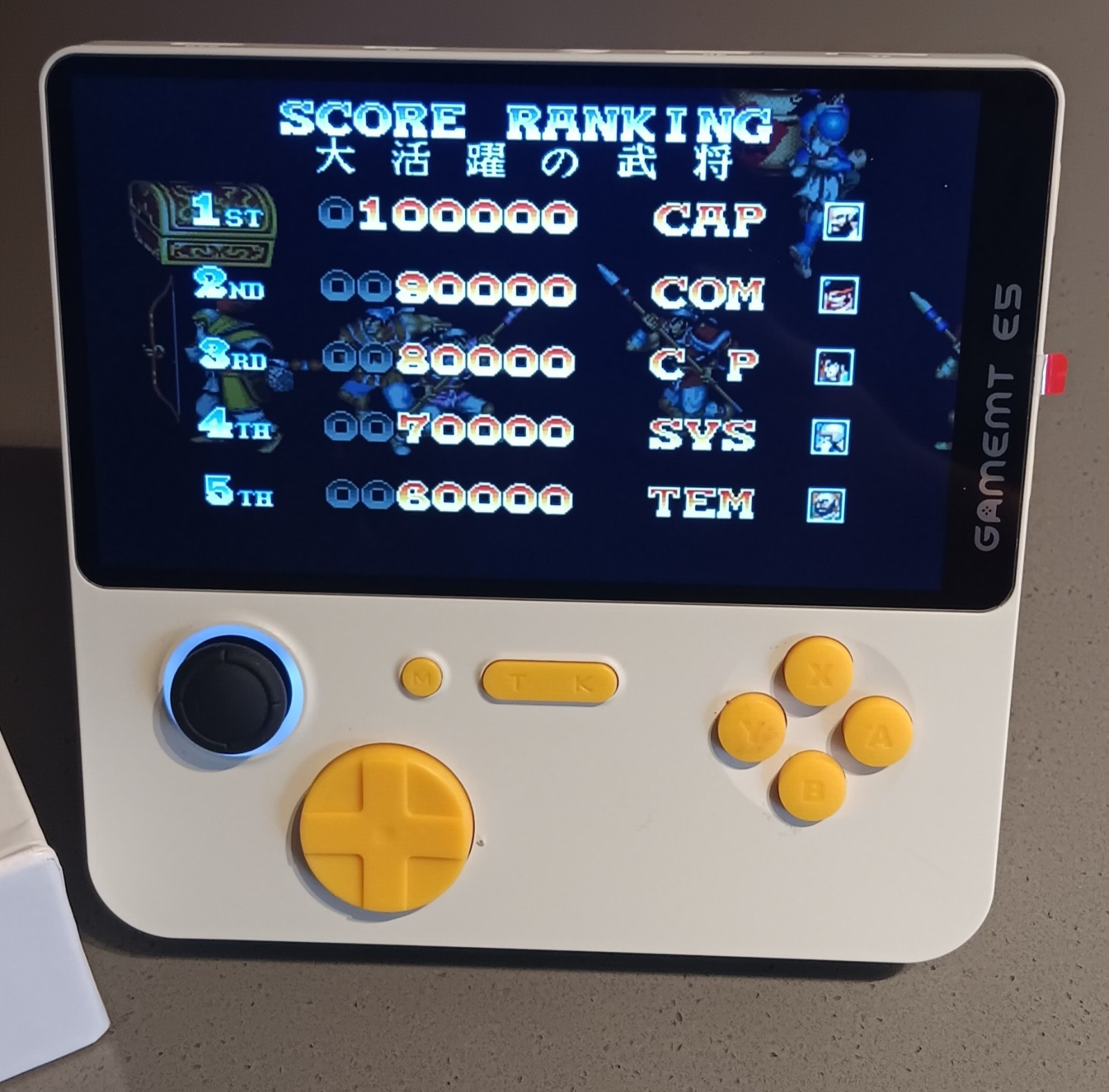 GAMEMT JELLYMINI5 Handheld Game Console 64GB White HDMI USB-C Internet Browsing