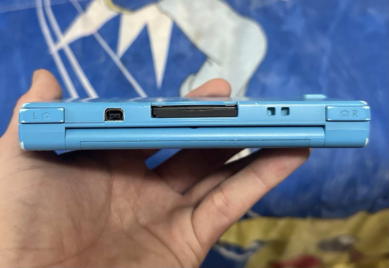 Nintendo DSi Blue Handheld w Charger Games Bundle Pokemon & More
