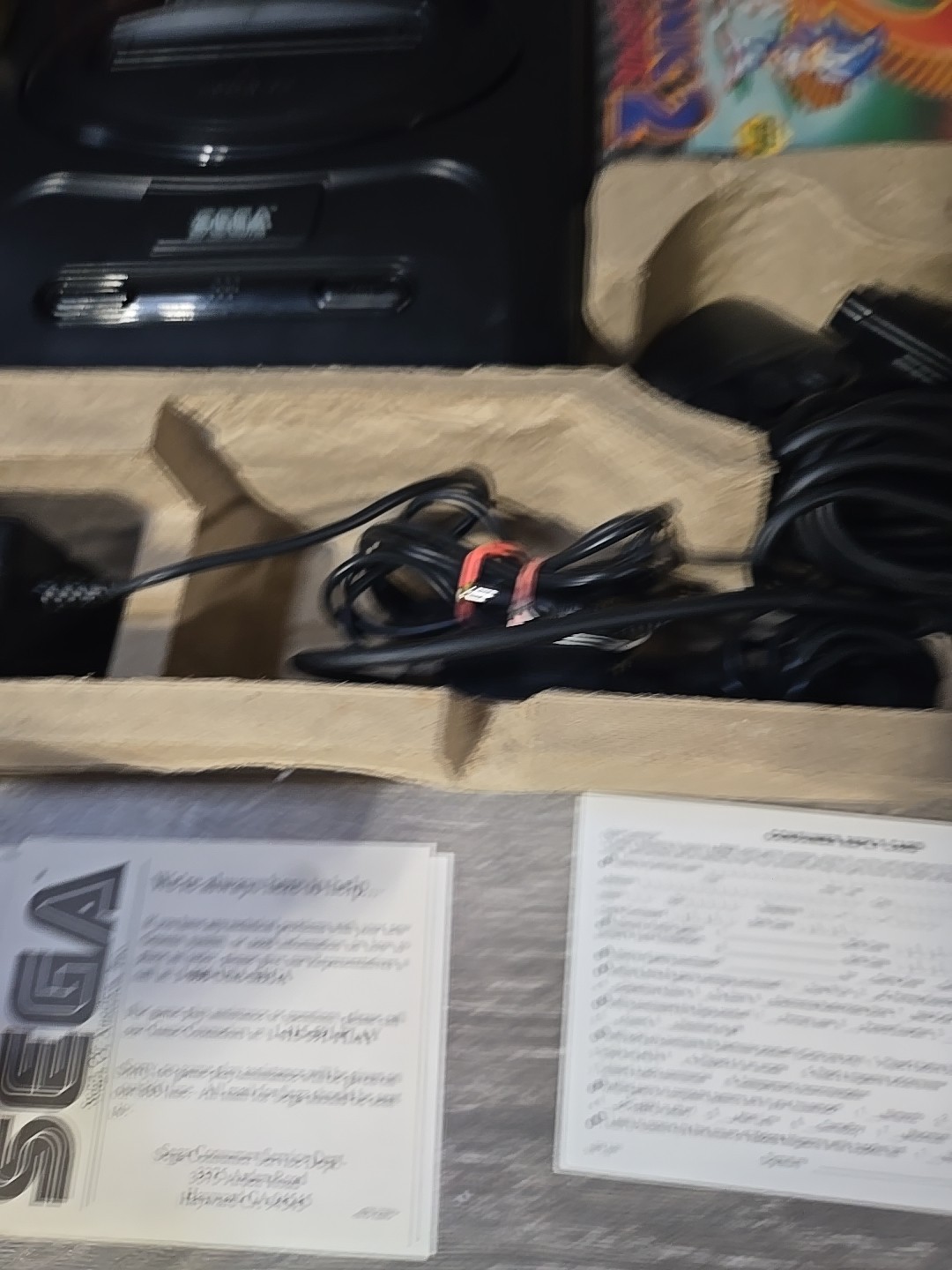 Sega Genesis II Console Sonic The Hedgehog 2 Bundle In Box Tested [Rough Box]