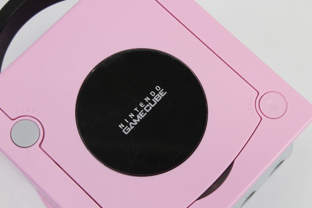 Nintendo Gamecube Console Pastel Pink NTSC-U/C DOL-001 & AC AV White LED PLAY US