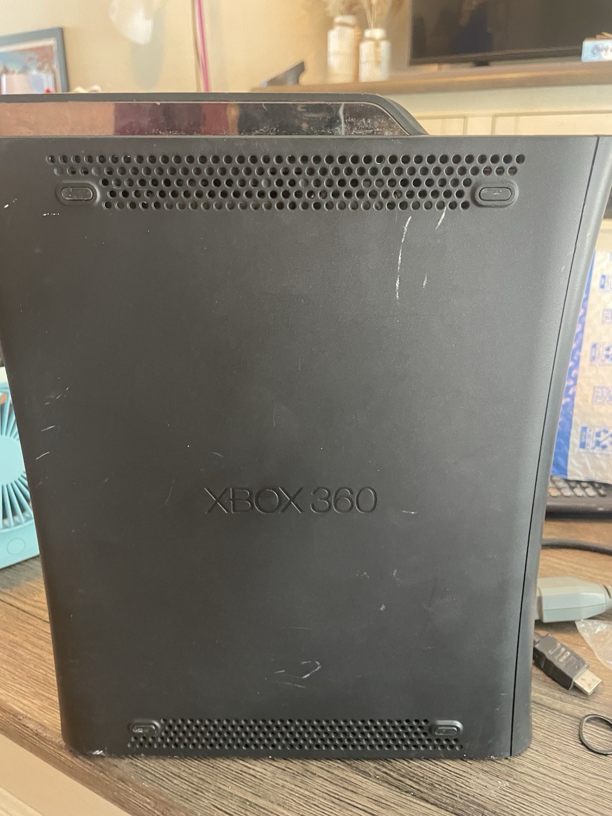 Microsoft Xbox 360 Elite Console 120GB HDD Black HDMI Power Supply Tested System