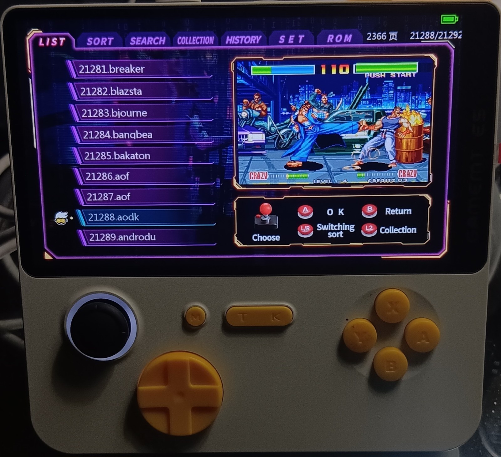 GAMEMT JELLYMINI5 Handheld Game Console 64GB White HDMI USB-C Internet Browsing