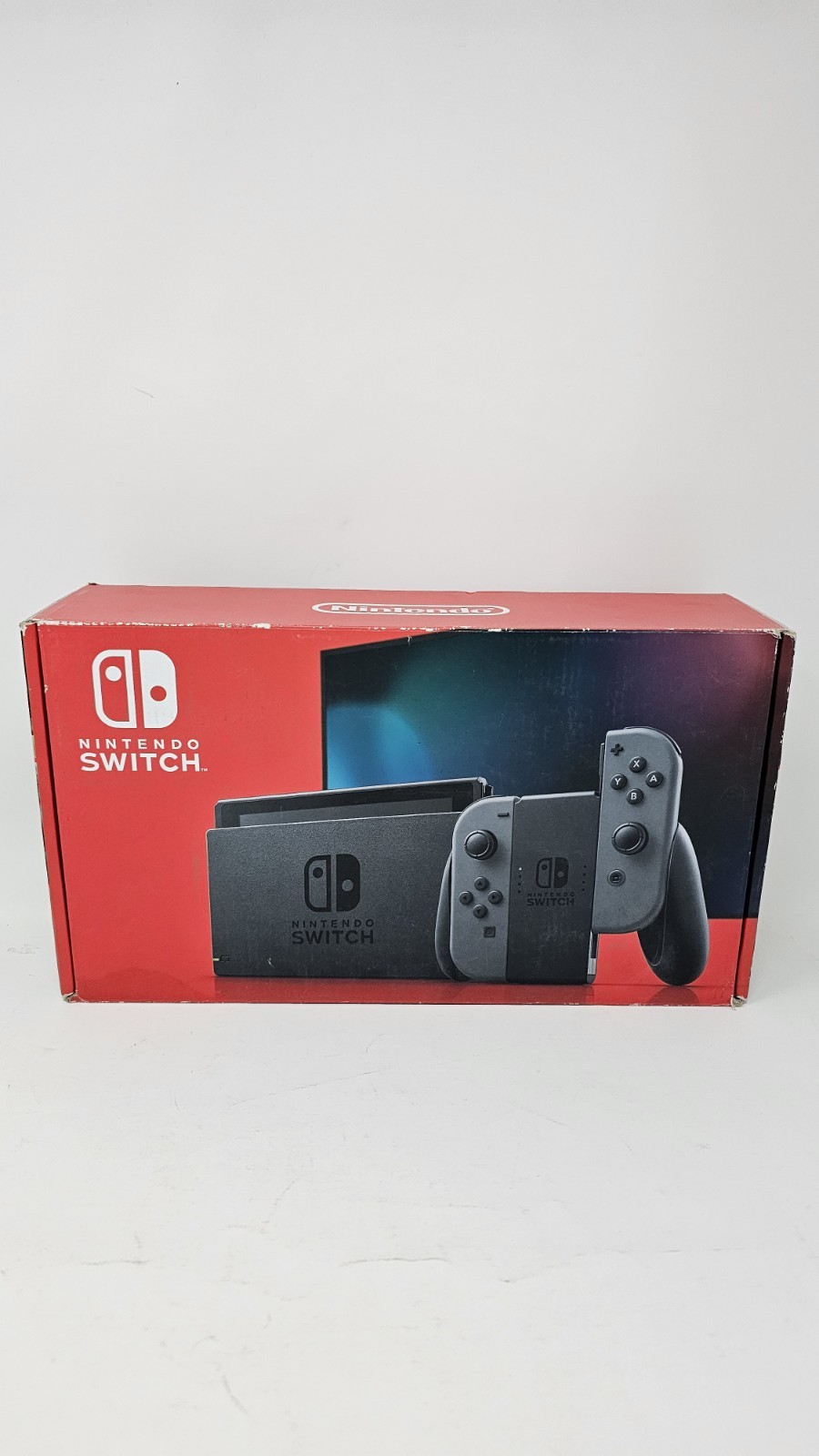 Nintendo Switch Unpatched V1 Hac-001 2017 Black Console w/ Game, Cords & Box